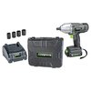 Genesis 20-Volt Li-Ion Cordless Impact Wrench Kit with Charger, Battery, Sockets, and Storage Case GLIW20AK